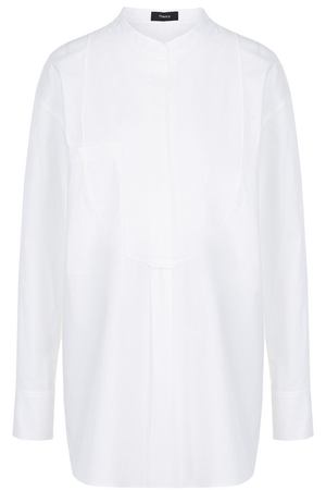 Однотонная блуза из смеси хлопка и эластана Theory Theory I0104536 вариант 3 купить с доставкой