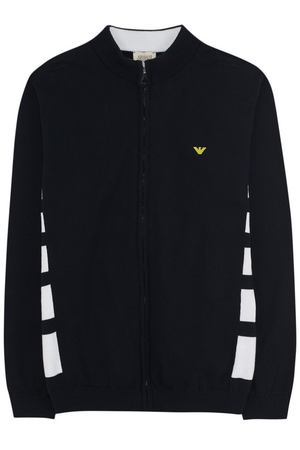 Хлопковый кардиган на молнии с воротником-стойкой Armani Junior Armani Junior  3Z4E53/4M05Z/11A-16A вариант 2