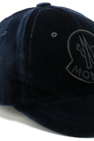 Вельветовая кепка с логотипом бренда Moncler Moncler D2-093-00397-00-549SE купить с доставкой
