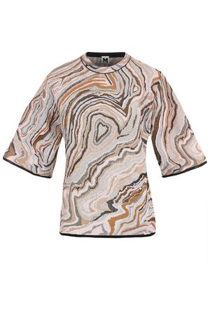 Топ с круглым вырезом и коротким рукавом M Missoni M Missoni ND3KC07V2JQ