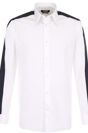 Хлопковая сорочка с контрастной отделкой CALVIN KLEIN 205W39NYC Calvin Klein 205W39nyc 74MWTA29/C111E купить с доставкой