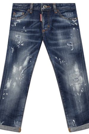 Джинсы с декоративными потертостями Dsquared2 Dsquared2 DQ02XM-D00SE