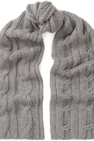 Кашемировый шарф фактурной вязки Loro Piana Loro Piana FAE2470