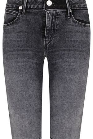 Укороченные джинсы-скинни с потертостями RTA Rta WS8171-131SLTBK