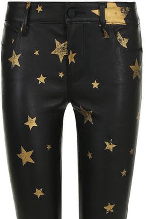 Кожаные брюки-скинни с принтом в виде звезд RTA Rta WF7LE-131GDSTR