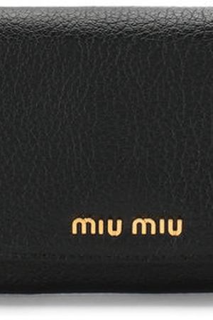 Кожаный кошелек с клапаном Miu Miu Miu Miu 5M1109-34-F0002