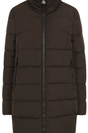 Стеганый пуховик свободного кроя с воротником-стойкой Moncler Moncler C2-093-46963-00-54543 купить с доставкой