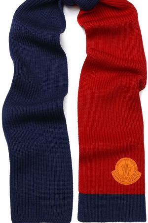 Шерстяной шарф фактурной вязки Moncler Moncler D2-091-99011-08-969AK