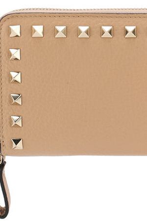 Кожаный кошелек на молнии Valentino Garavani Rockstud Valentino Valentino QW1P0645/VSH вариант 2 купить с доставкой