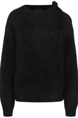 Шерстяной пуловер с открытым плечом Emporio Armani Emporio Armani 6Z2MVT/2M06Z купить с доставкой
