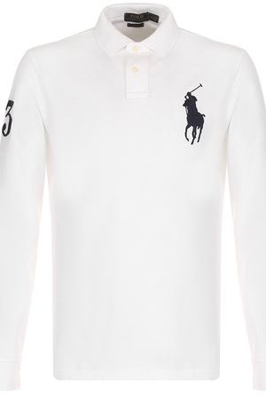 Хлопковое поло с длинными рукавами Polo Ralph Lauren Polo Ralph Lauren 710671951