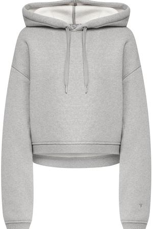 Хлопковый пуловер с капюшоном T by Alexander Wang T by Alexander Wang 4C381010D2 купить с доставкой