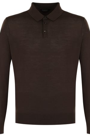 Шерстяное поло с длинными рукавами Ermenegildo Zegna Ermenegildo Zegna UPM00/132 вариант 2 купить с доставкой