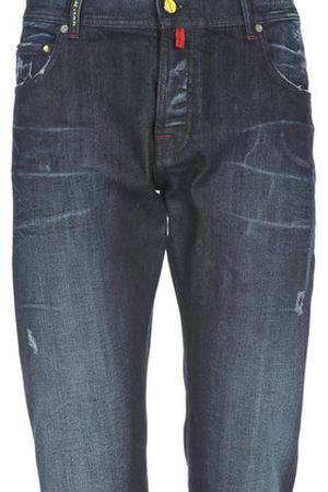 Узкие джинсы с потертостями Kiton Kiton UPNJS/8L37 купить с доставкой
