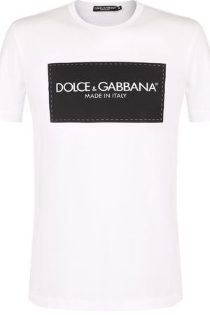 Хлопковая футболка с принтом Dolce & Gabbana Dolce & Gabbana G8IG9T/FH7EB