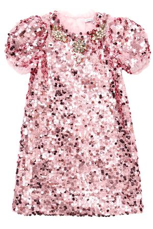 Мини-платье с пайетками и кристаллами Dolce & Gabbana Dolce & Gabbana 0131/L5RD67/FLSA8/2-6