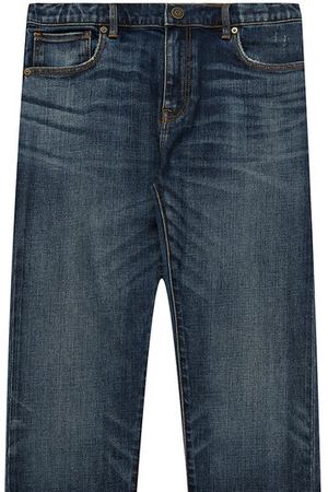 Джинсы прямого кроя с декоративными потертостями Burberry Burberry 4011413