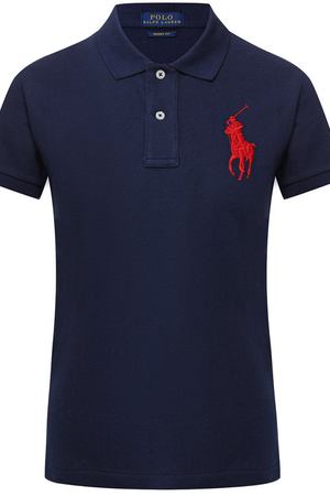 Хлопковое поло с логотипом бренда Polo Ralph Lauren Polo Ralph Lauren 211505656/002 купить с доставкой