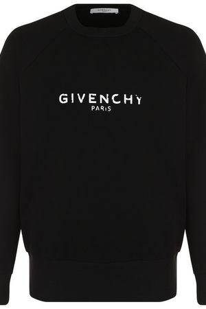 Хлопковый свитшот с принтом Givenchy Givenchy BM70BV306C