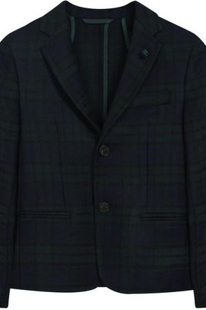 Шерстяной пиджак на двух пуговицах Dal Lago Dal Lago N089Q/8110/4-6 купить с доставкой