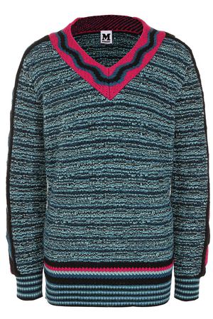 Пуловер фактурной вязки с V-образным вырезом M Missoni M Missoni ND3KC08G2K4 вариант 2