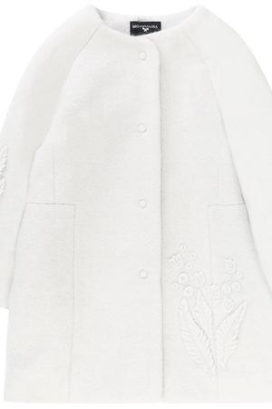 Пальто с круглым вырезом и аппликациями Monnalisa Monnalisa 190105R5