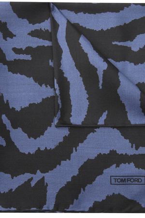 Шелковый платок с анималистичным принтом Tom Ford Tom Ford TFB13TF312