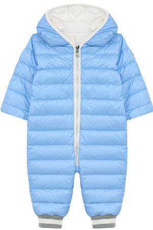 Пуховый комбинезон с капюшоном Moncler Enfant Moncler D1-951-14349-05-53048/3M-18M купить с доставкой