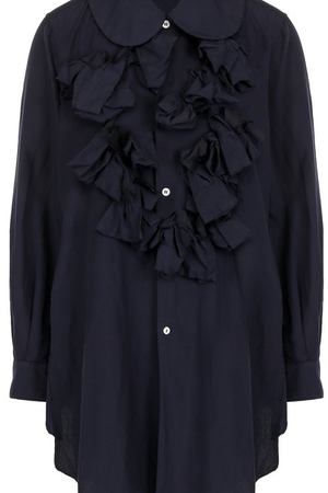 Однотонная блуза свободного кроя с оборками Comme des Garcons Comme des Garcons GT-B026-051 вариант 2