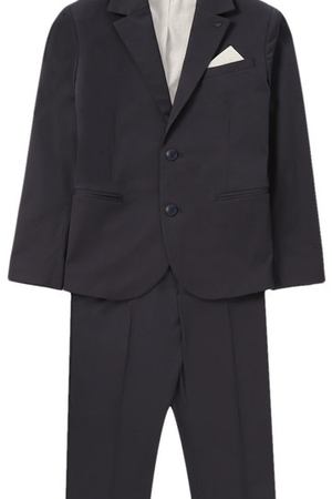 Хлопковый костюм с пиджаком на двух пуговицах Armani Junior Armani Junior  3Y4V01/4N12Z/4A-10A