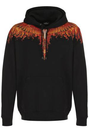 Хлопковое худи с принтом Marcelo Burlon Marcelo Burlon CMBB007S186300061088 купить с доставкой