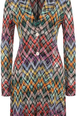 Приталенное вязаное платье-миди Missoni Missoni E18.MD.212067 купить с доставкой