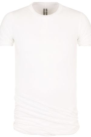 Удлиненная хлопковая футболка с круглым вырезом Rick Owens Rick Owens RU18S5256/UC вариант 2