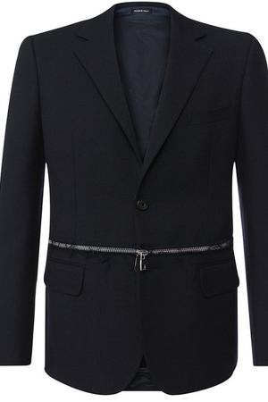 Однобортный пиджак из шерсти Alexander McQueen Alexander McQueen 532371/QLU52 вариант 2
