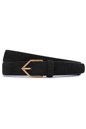 Замшевый ремень с металлической пряжкой Saint Laurent Saint Laurent 483041/0IS0W