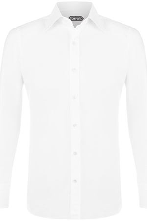Хлопковая рубашка с итальянским воротником Tom Ford Tom Ford 2FT880/94S1JE вариант 2 купить с доставкой