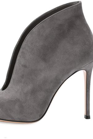 Замшевые ботильоны Vamp на шпильке Gianvito Rossi Gianvito Rossi G29450/SUEDE купить с доставкой