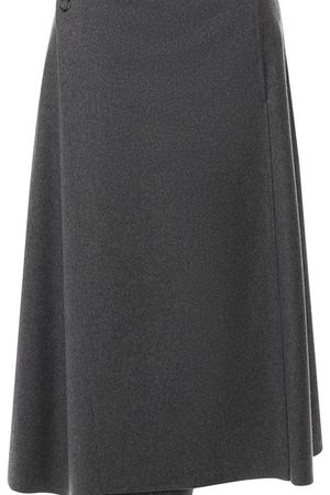 Шерстяная юбка-миди с запахом Acne Studios Acne Studios AF0006