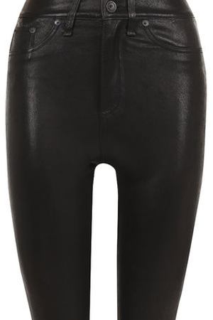 Кожаные расклешенные брюки Rag&Bone Rag&Bone W1615L059BLK