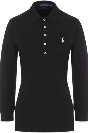 Хлопковое поло с длинным рукавом Polo Ralph Lauren Polo Ralph Lauren 211663681 купить с доставкой