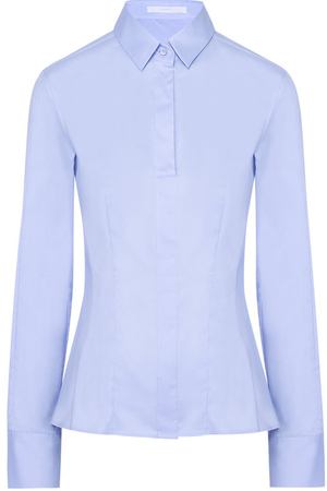Приталенная хлопковая блуза BOSS Boss Hugo Boss 50290338 купить с доставкой