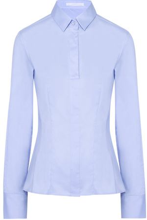 Приталенная хлопковая блуза BOSS Boss Hugo Boss 50290338