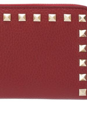 Кожаный кошелек на молнии Valentino Garavani Rockstud Valentino Valentino QW1P0645/VSH