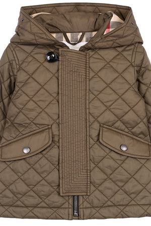 Стеганая куртка с капюшоном Burberry Burberry 4063341