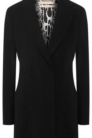 Пальто из смеси вискозы и шерсти Roberto Cavalli Roberto Cavalli HWT505/VI027 купить с доставкой