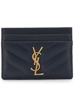 Кожаный футляр для кредитных карт Monogram Saint Laurent Saint Laurent 423291/B0W01 вариант 2 купить с доставкой