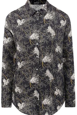 Хлопковая блуза с принтом Van Laack Van Laack CARRY/170879
