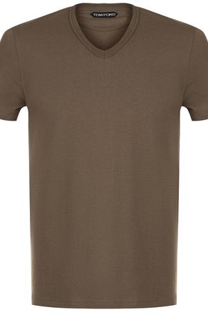 Хлопковая футболка с круглым вырезом Tom Ford Tom Ford BP402/TFJ894 вариант 2