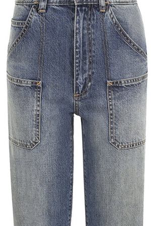 Джинсы с потертостями и завышенной талией Ag AG Jeans LGN1768/13Y-VUT