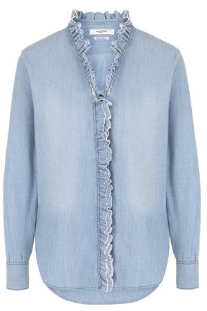 Джинсовая блуза с оборками Isabel Marant Etoile Isabel Marant Etoile CH0232-18P021E/LAWENDY купить с доставкой